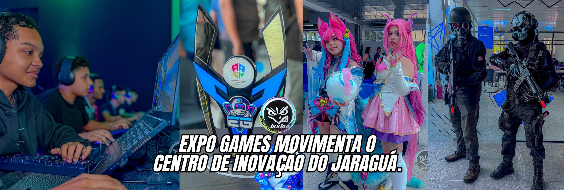 Expo Games movimenta o Centro de Inovação do Jaraguá com maratona de jogos eletrônicos.