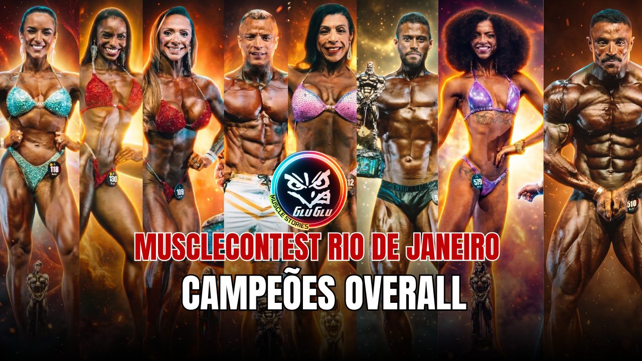 NPC Musclecontest Rio de Janeiro 2026 consagra campeões overall no Ribalta Hotel.